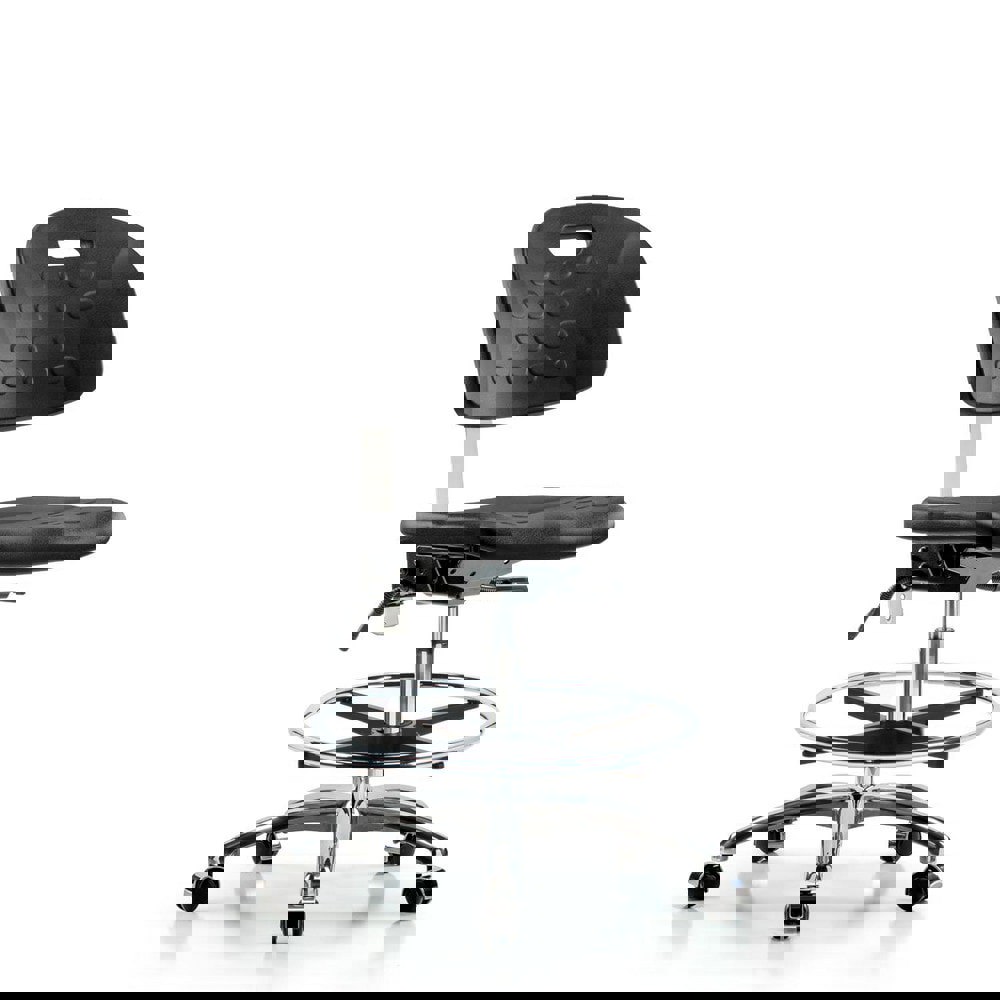 Task Chair: Polyurethane, Black